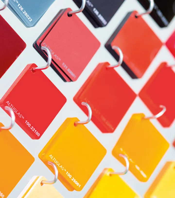 PMMA Diffusant couleur fabriqué à Nancy Grand-Est