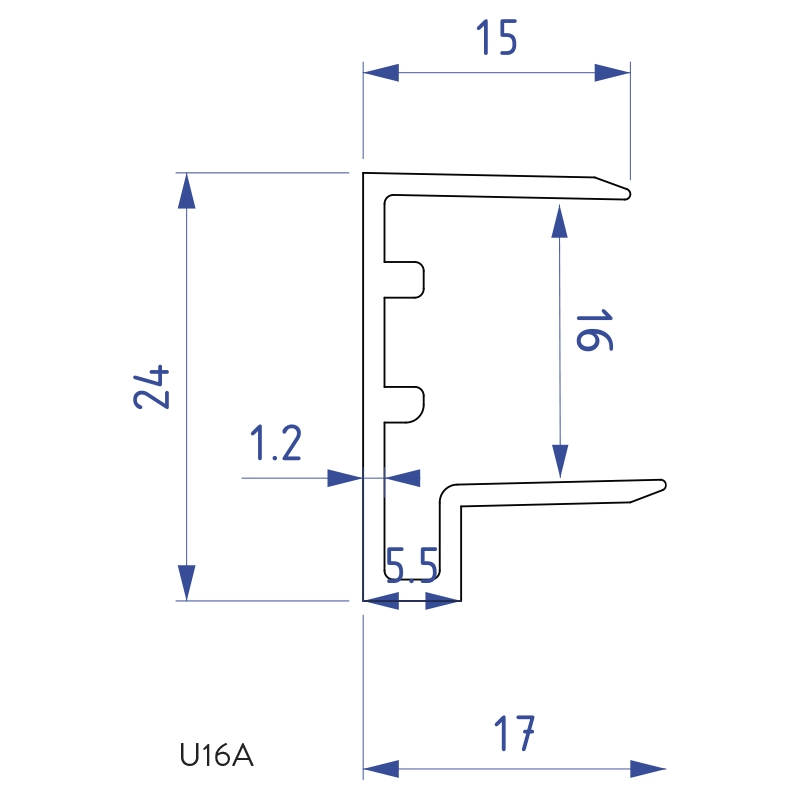 profil alu fabriqué à Nancy Grand-Est