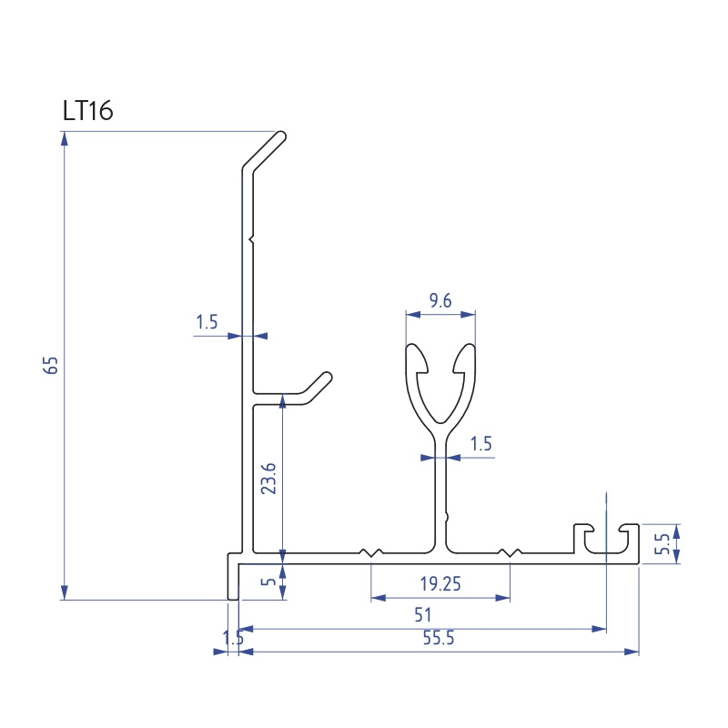 profil alu fabriqué à Nancy Grand-Est