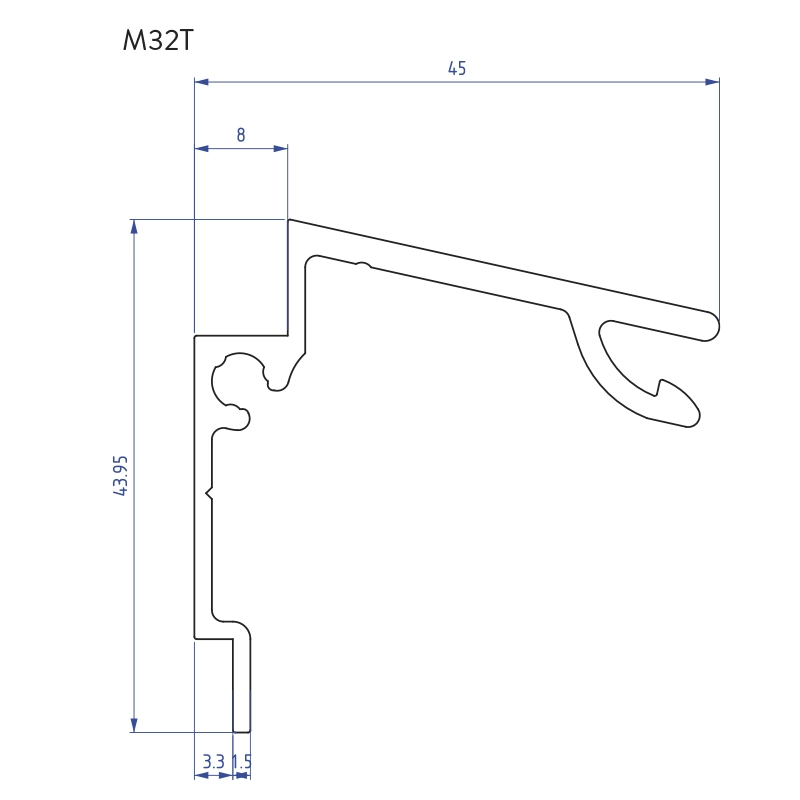 profil alu fabriqué à Nancy Grand-Est