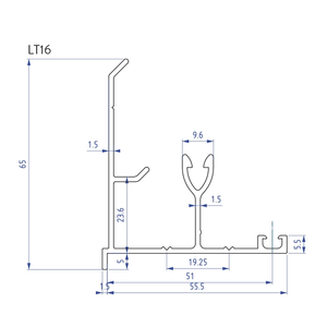 Profil alu fabriqué à Nancy Grand-Est