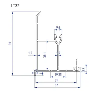 Profil alu fabriqué à Nancy Grand-Est